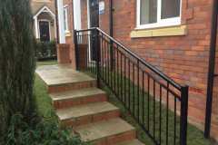 stepped-railings