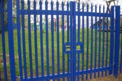 Pair of Steel palasade gates