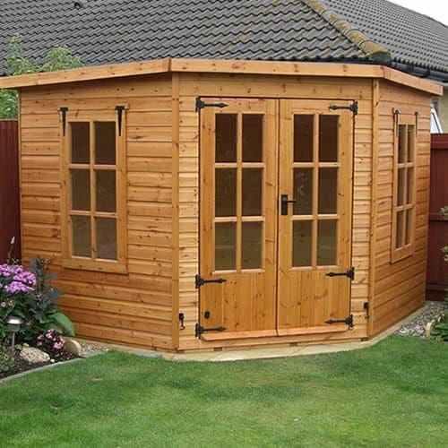 Corner Summerhouse (Loglap)